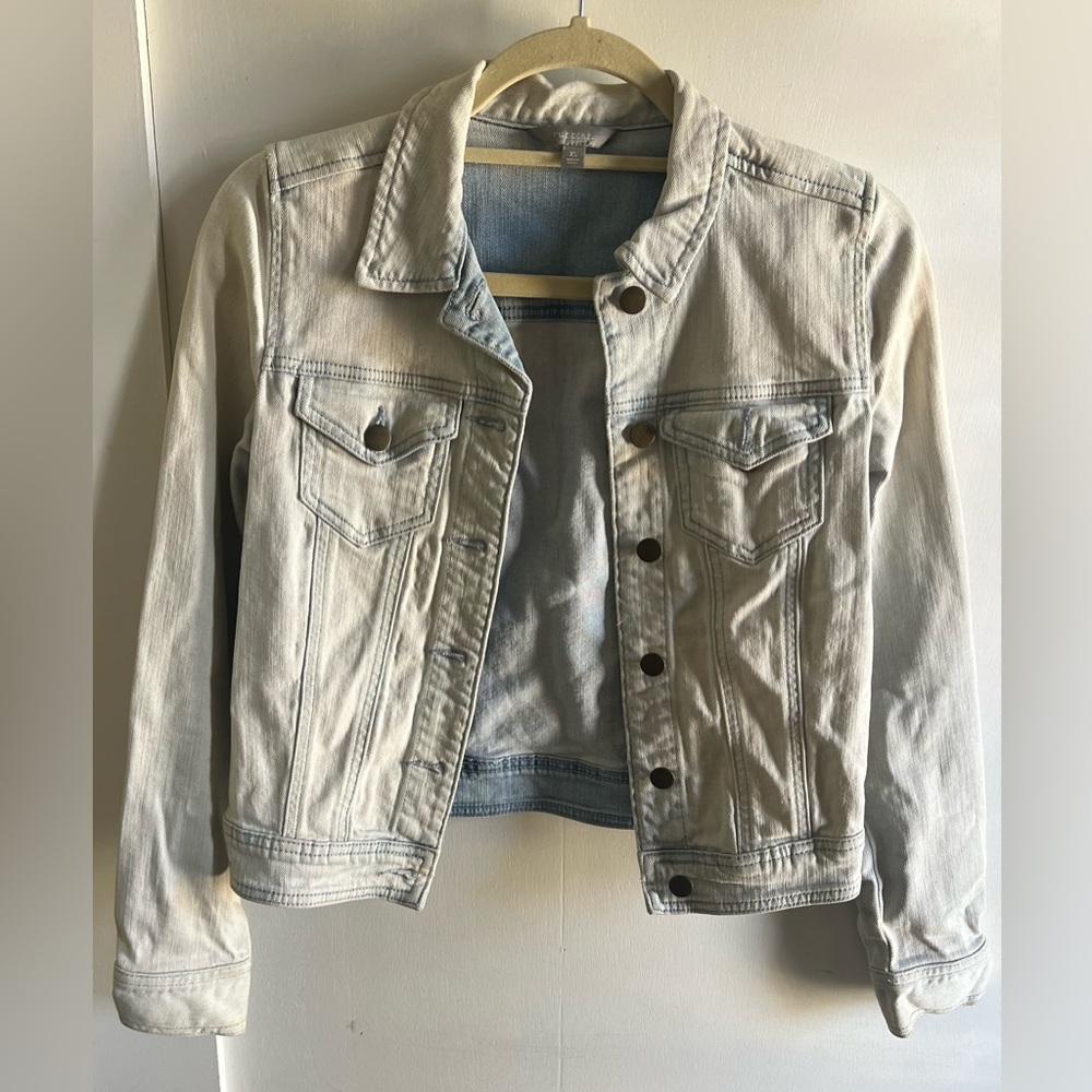 Rubbish stretch denim jacket XS